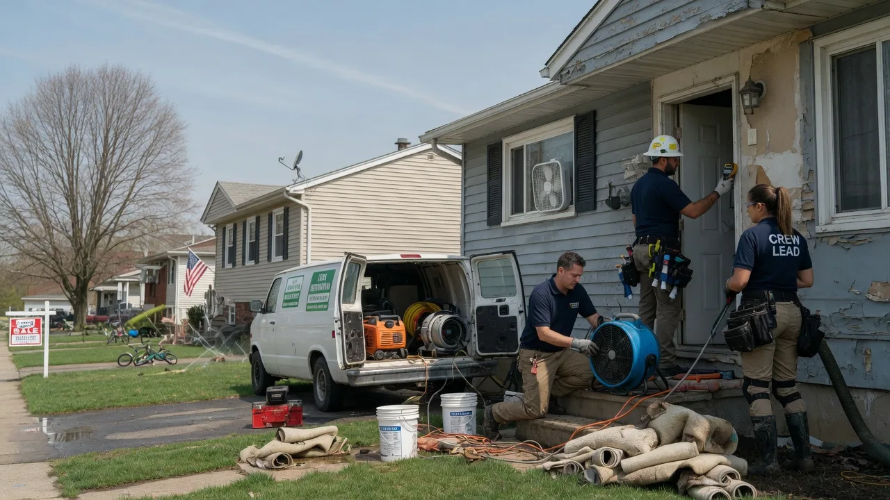 Flood Cleanup in Scotrun, PA near me